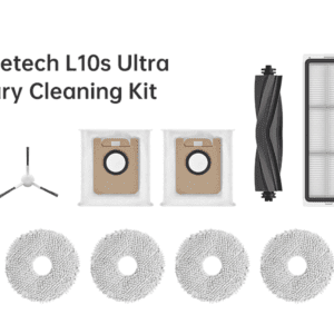 Dreame L10s Ultra Auxiliary Cleaning Kit with filters, brushes, mop pads, and dust bags